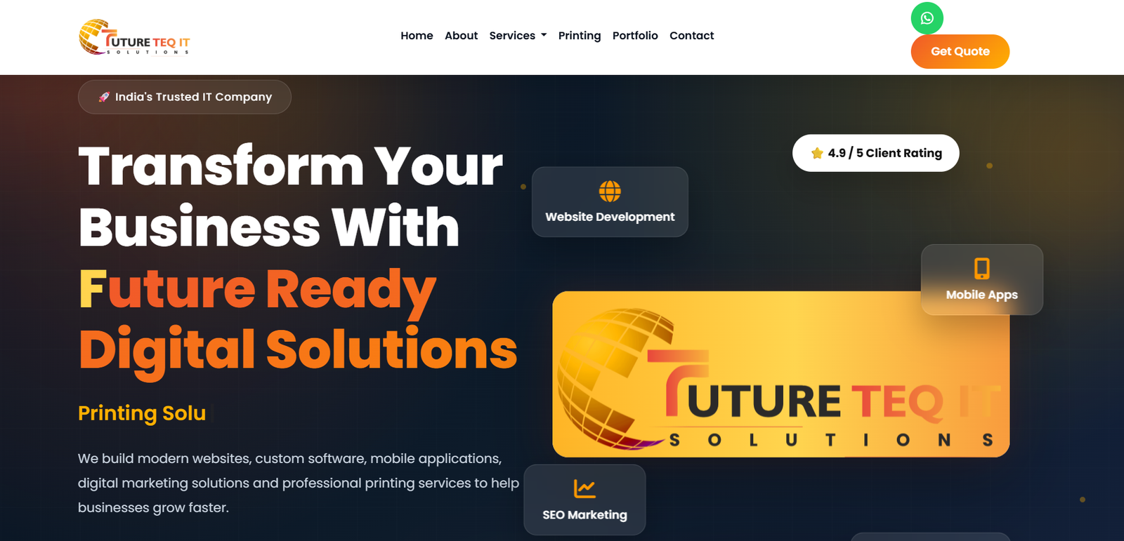 FutureTeq IT Website